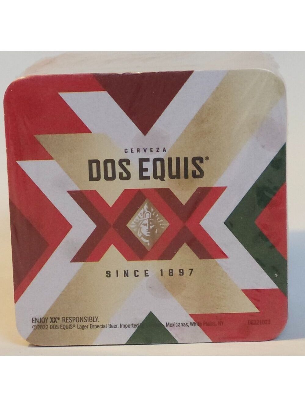 Dos EQUIS XX Coaster Sleeve Pack of 125 BNIP Most Interesting Man in the World